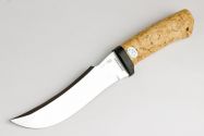 Knife A&R Zlatoust Fang Klyk, Karelian birch